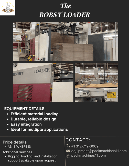 BOBST LOADER