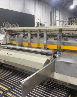 53" x 122" Curioni Flexo Folder Gluer (1999) – 2 Color – SUN Lead Edge Feeder – Valco Glue – Computerized Setup